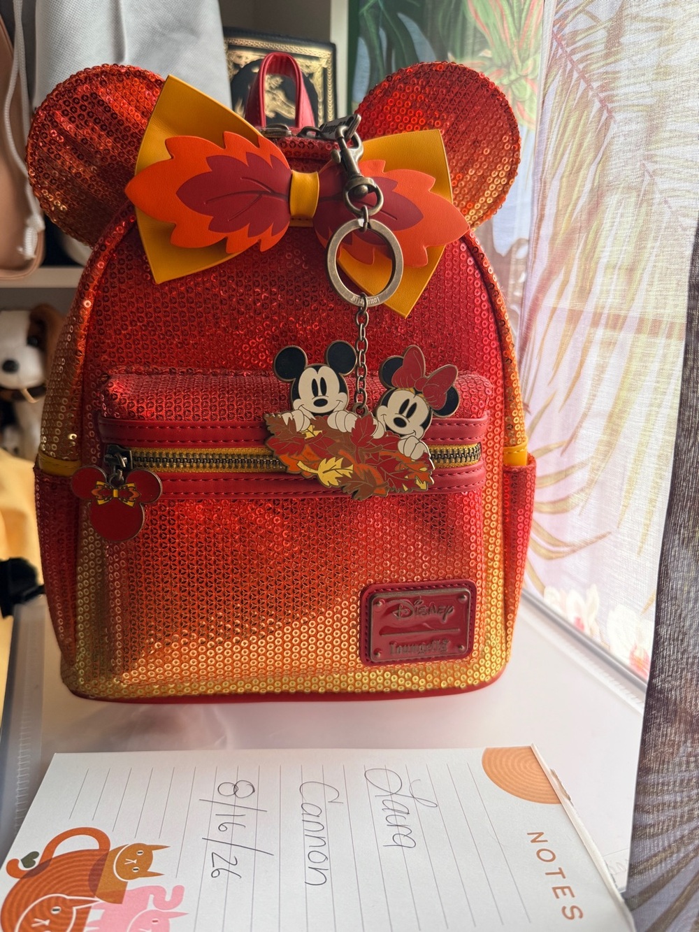 Loungefly Disney Fall Sequins NWT